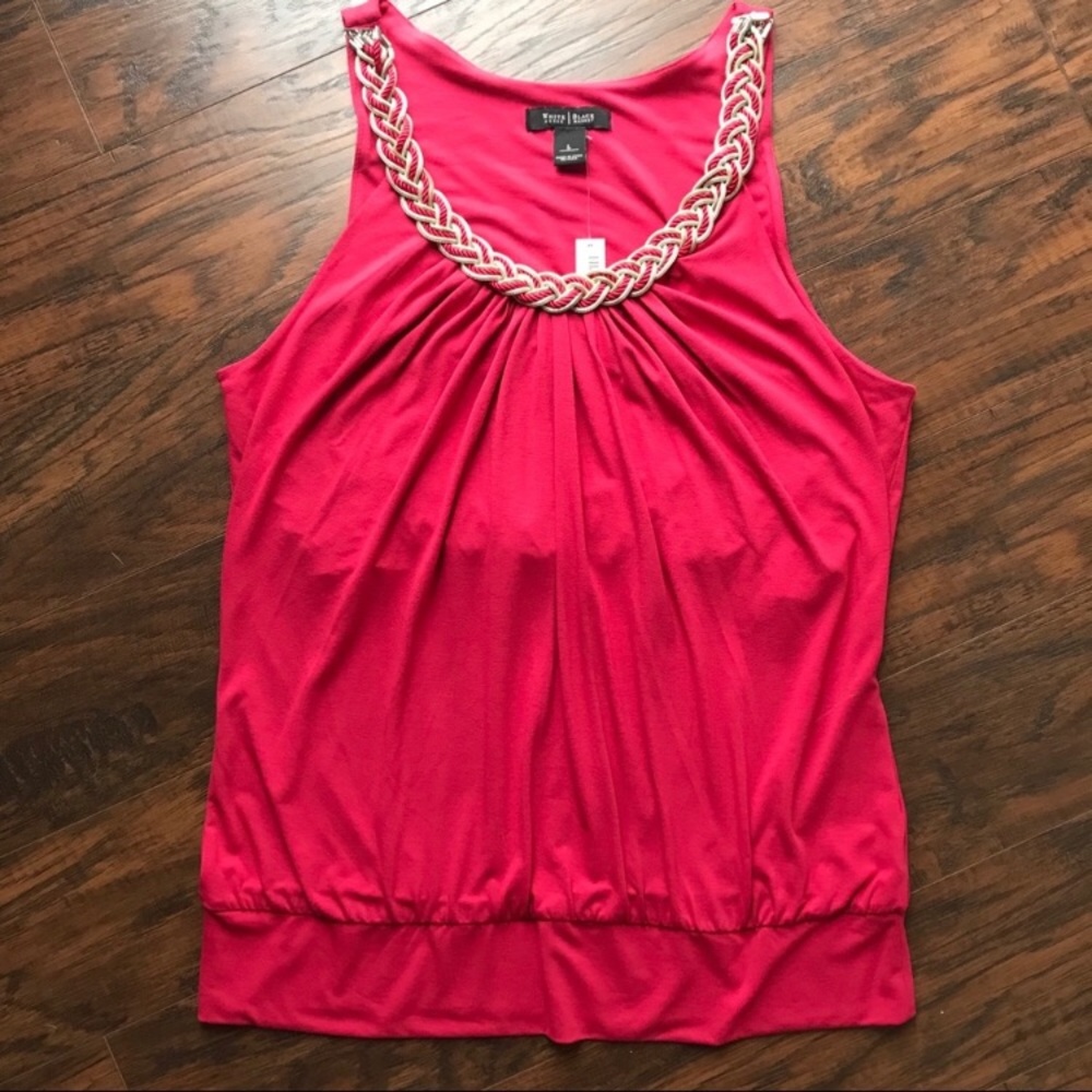 WHBM | Pink Gold Brandies Tank